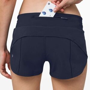 Lululemon Speed Up Short *2.5" True Navy size 8